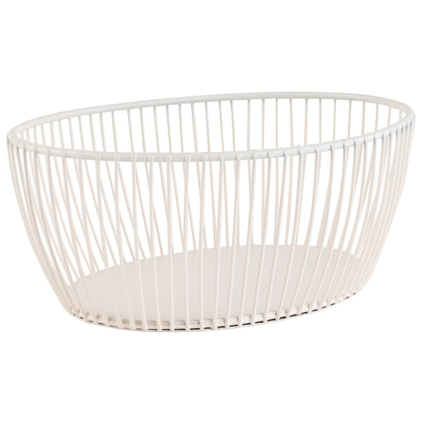 APS Brot- und Obstkorb SVART, oval, 240 x 190 mm, wei&szlig;