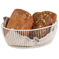 APS Brot- und Obstkorb SVART, oval, 240 x 190 mm, weiß