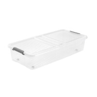 keeeper Unterbettbox "leo", 33 Liter, transparent