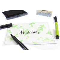 kangaro Briefkarte, 250 g qm, 105 x 150 mm, weiß