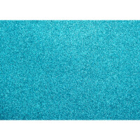 kangaro Glitterkarton, 500 x 700 mm, 300 g qm, oceanblau