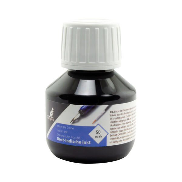 kangaro Tinte, im Glas, 50 ml, schwarz