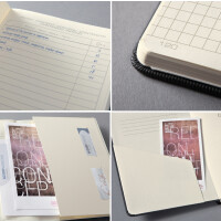 sigel Notizbuch Conceptum, DIN A4, liniert, schwarz