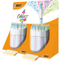 BIC Druckkugelschreiber 4 Colours Fun, 40er Display