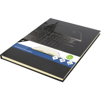 kangaro Skizzenbuch Design, 80 Blatt, A5, schwarz