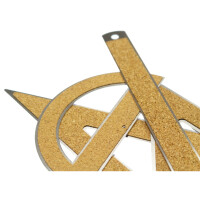 kangaro Metall-Lineal-Set, Edelstahl, 4-teilig