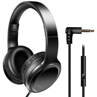 LogiLink Stereo Headset, mit Mikrofon, schwarz