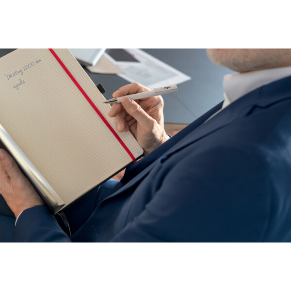 sigel Notizbuch Conceptum, DIN A5, liniert, schwarz rot