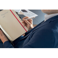 sigel Notizbuch Conceptum, DIN A5, liniert, schwarz rot