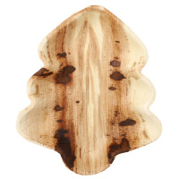 PAPSTAR Weihnachts-Teller "pure" Star, Palmblatt