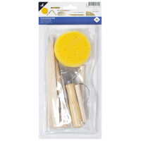 kangaro Lehm- Ton-Werkzeuge-Set, 8-teilig