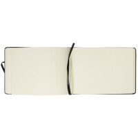 kangaro Skizzenbuch, PU-Hardcover, DIN A5 quer, schwarz