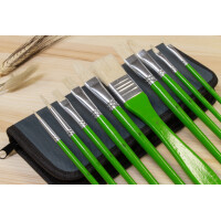 kangaro Öl-Pinsel-Set, 10-teilig, im Etui