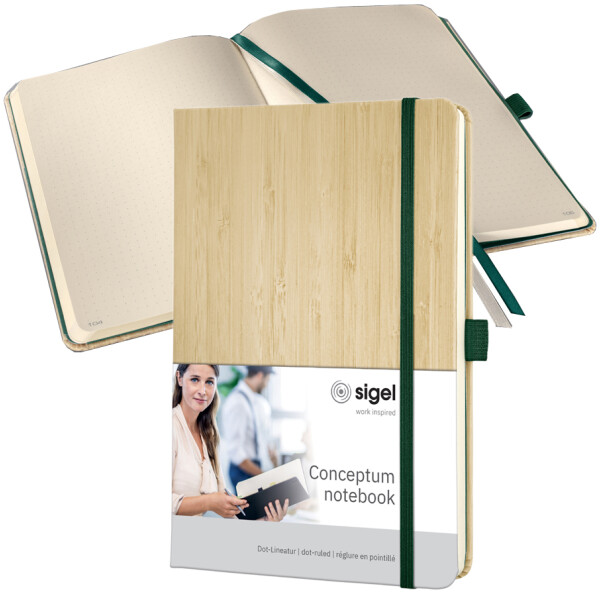 sigel Notizbuch Conceptum Nature Edition, DIN A5, Bambus
