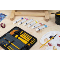 kangaro Acryl-Pinsel-Set, 10-teilig, im Etui