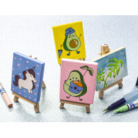 kangaro Mini-Staffelei inkl. Keilrahmen, im Display