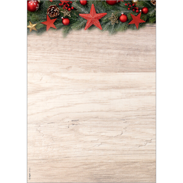 sigel Weihnachts-Motiv-Papier "Chalet Style", A4, 90 g qm