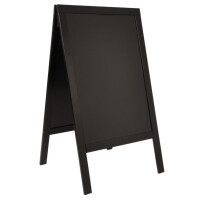 Securit Kundenstopper WOODY, mit Kreideoberfläche,...