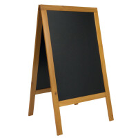 Securit Kundenstopper WOODY, mit Kreideoberfläche,...