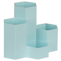 WEDO Multiköcher HONEYCOMB, 4 Fächer, PP, rosa