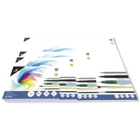 kangaro Aquarellpapier-Block, DIN A2, 12 Blatt