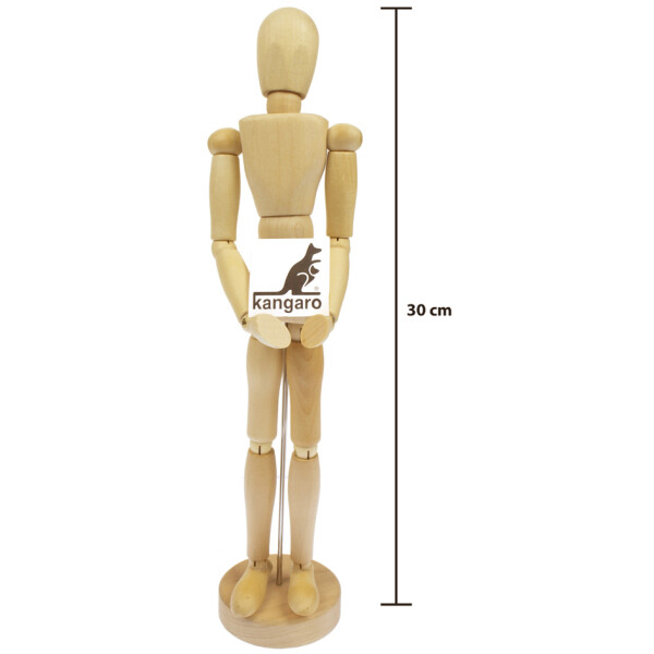 kangaro Gliederpuppe, neutral, H&ouml;he: 300 mm