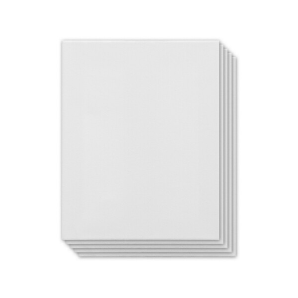 kangaro Leinwand Canvas Panel, 240 x 300 mm, wei&szlig;