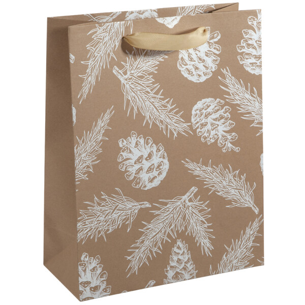 sigel Weihnachts-Geschenkt&uuml;te "Pine Cones and Pine Branches"
