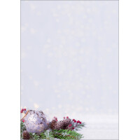 sigel Weihnachts-Motiv-Papier "Beige Christmas Candle", A4