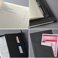 sigel Notizbuch Conceptum, DIN A4+, kariert, schwarz