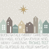 PAPSTAR Weihnachts-Motivservietten "Christmas...