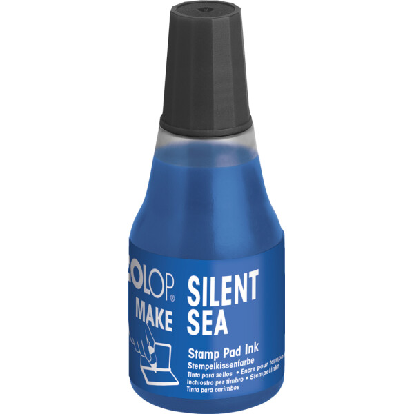 COLOP Stempelfarbe MAKE, 25 ml, silent sea