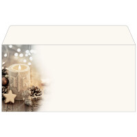 sigel Weihnachts-Motiv-Umschlag "Beige Christmas...