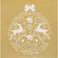 PAPSTAR Weihnachts-Motivservietten "Deers...