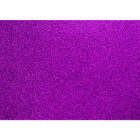 kangaro Glitterkarton, 500 x 700 mm, 300 g qm, lila