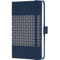 sigel Notizbuch Jolie Impress, Kunstleder, A6, dunkelblau