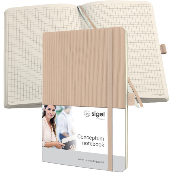 sigel Notizbuch Conceptum, DIN A5, kariert, mint