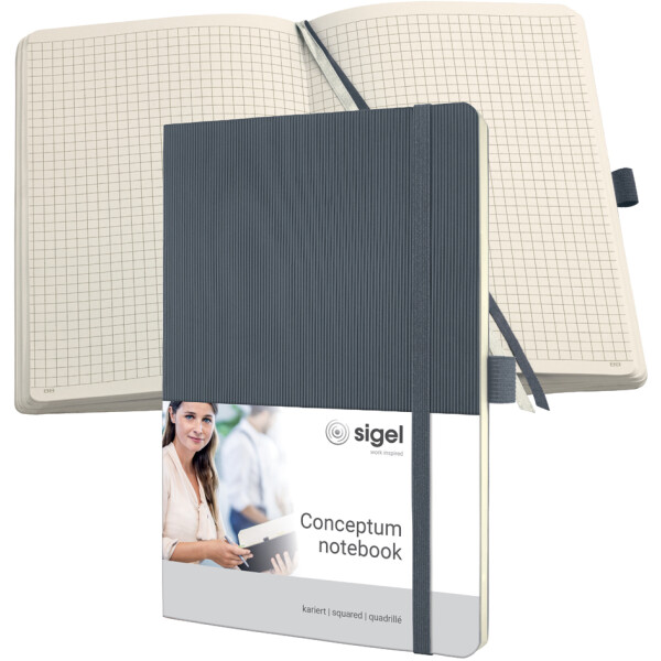 sigel Notizbuch Conceptum, DIN A5, kariert, mint
