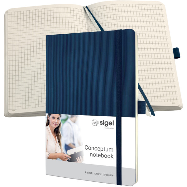 sigel Notizbuch Conceptum, DIN A5, kariert, mint