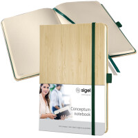 sigel Notizbuch Conceptum Nature Edition, DIN A5, Holz