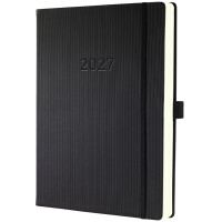 sigel Buchkalender Conceptum 2027, DIN A4+, schwarz