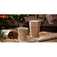 PAPSTAR Papp-Trinkbecher "Candy Canes", 0,2 l