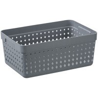 NHG Stapelkörbchen SEOUL ORGANIZER XL, grau
