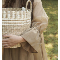 NHG Aufbewahrungskorb VITA M, aus Seegras, rund