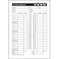 Expres Klaverjasblok, A5, 50 Vel