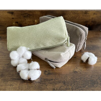 WEDO Schlamper-Etui aus Cord, braun