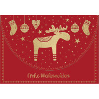 CACTUS Gutschein-Weihnachtskarte "Schriftzug"