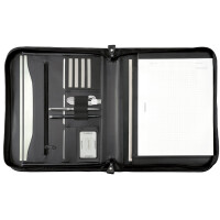 Alassio Reißverschlussmappe VERNAZZA, A4, schwarz