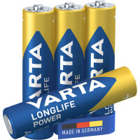 VARTA Alkaline Batterie "LONGLIFE POWER", Micro AAA, 12er