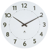 ALBA Holz-Wanduhr "HORMILENA 55", Quarzuhr,...